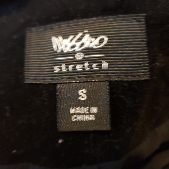 Mossimo Velvety Black Blazer Women's Small Soft Dark Academia Prep Preppy EUC - Picture 6 of 7